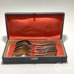 Ложки десертные в футляре фирмы Сазикова